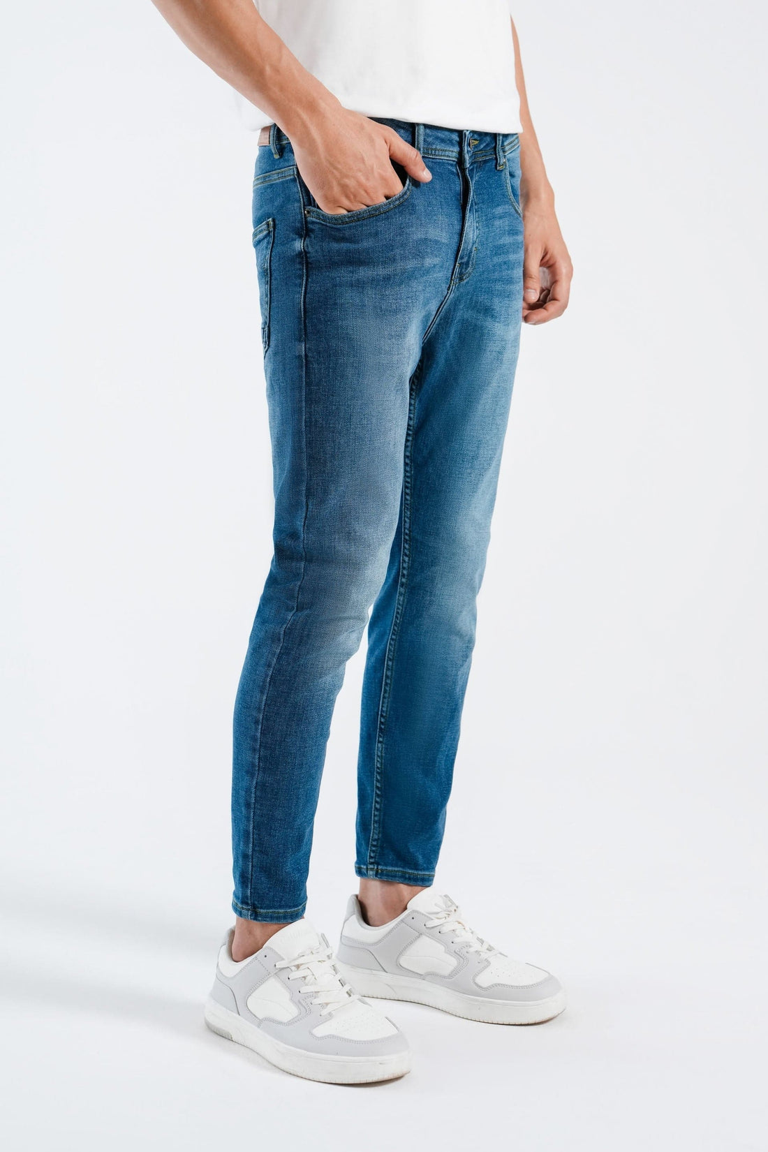 Stretch (Blue) Jeans Slim-Fit Shaded