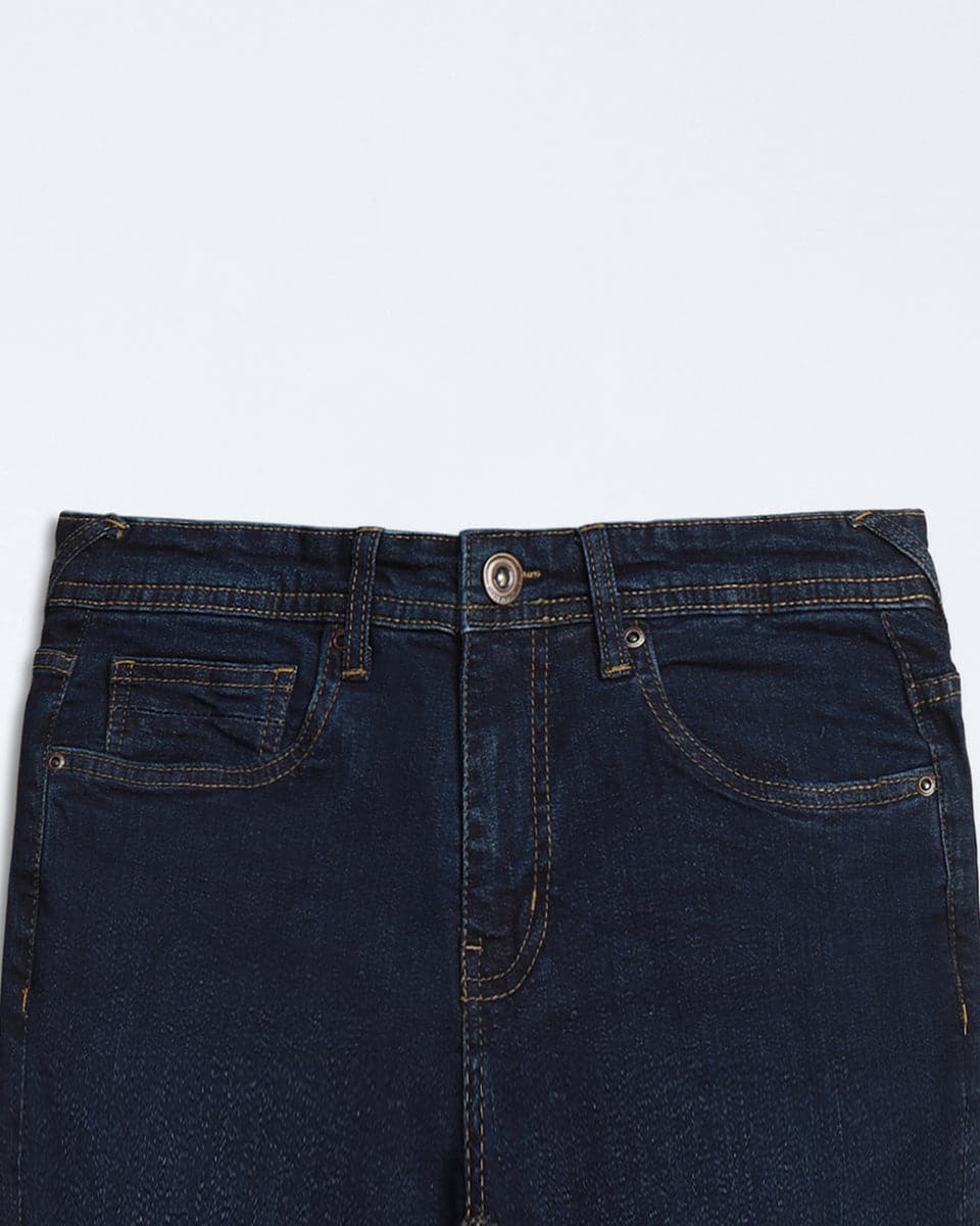 Stretch (Drk-Blu) Jeans Slim-Fit