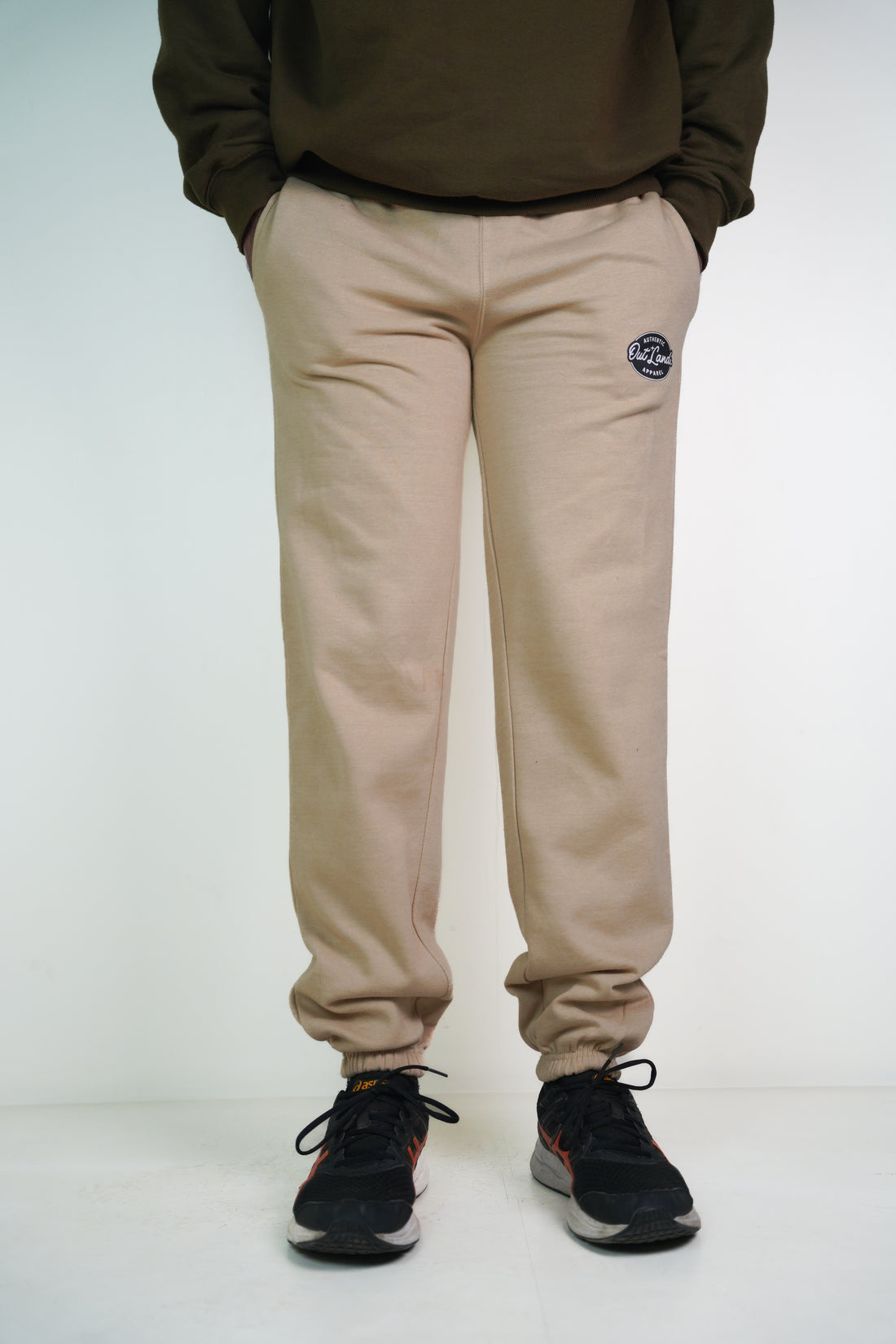 Beige Baggy Trouser