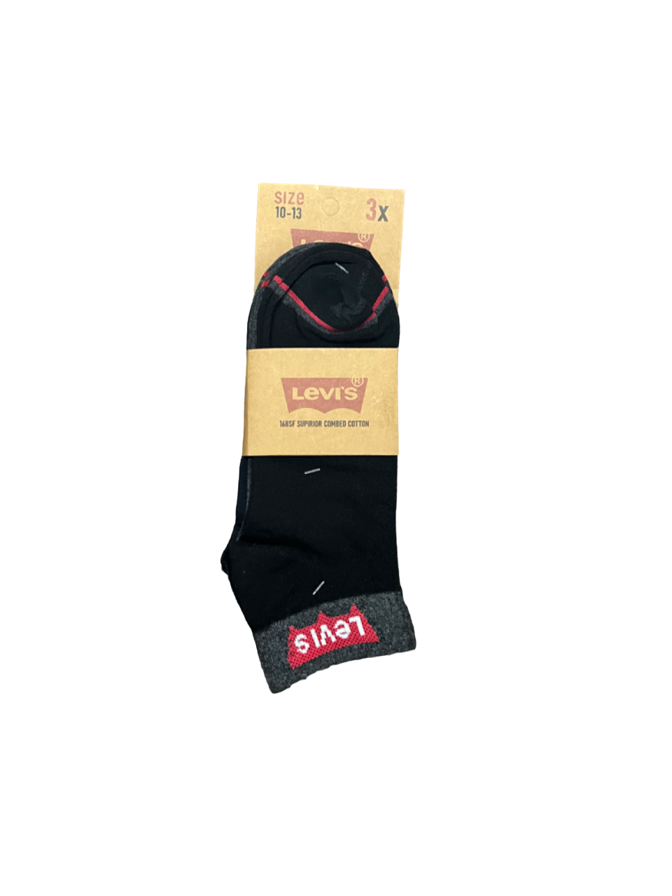 L-E-V-I-S Ankle Socks (Pack Of 3)