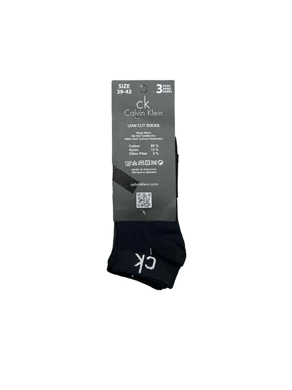 C-K Ankle Socks (Pack Of 3)