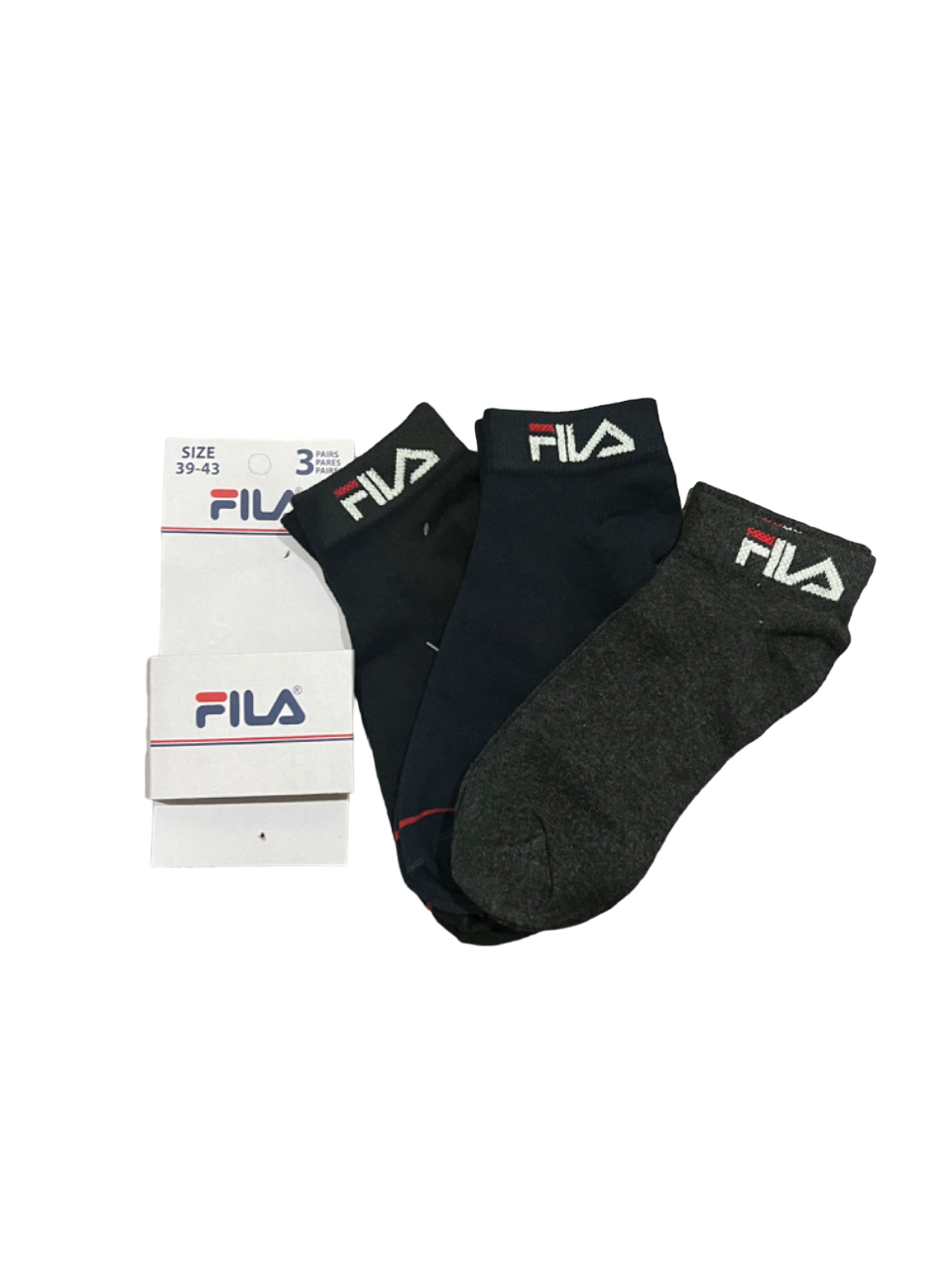 F-i-l-a Ankle Socks (Pack Of 3)