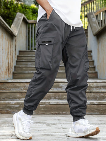 Grey Cargo Trouser