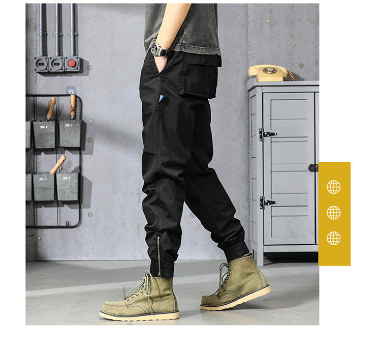 Black Cargo Trouser