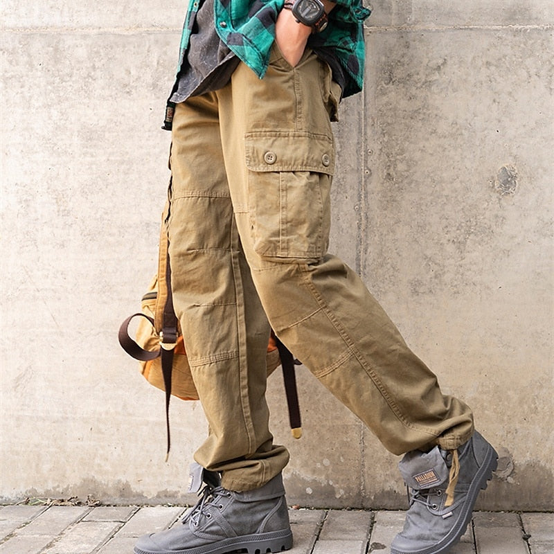 Khaki Cargo Trouser