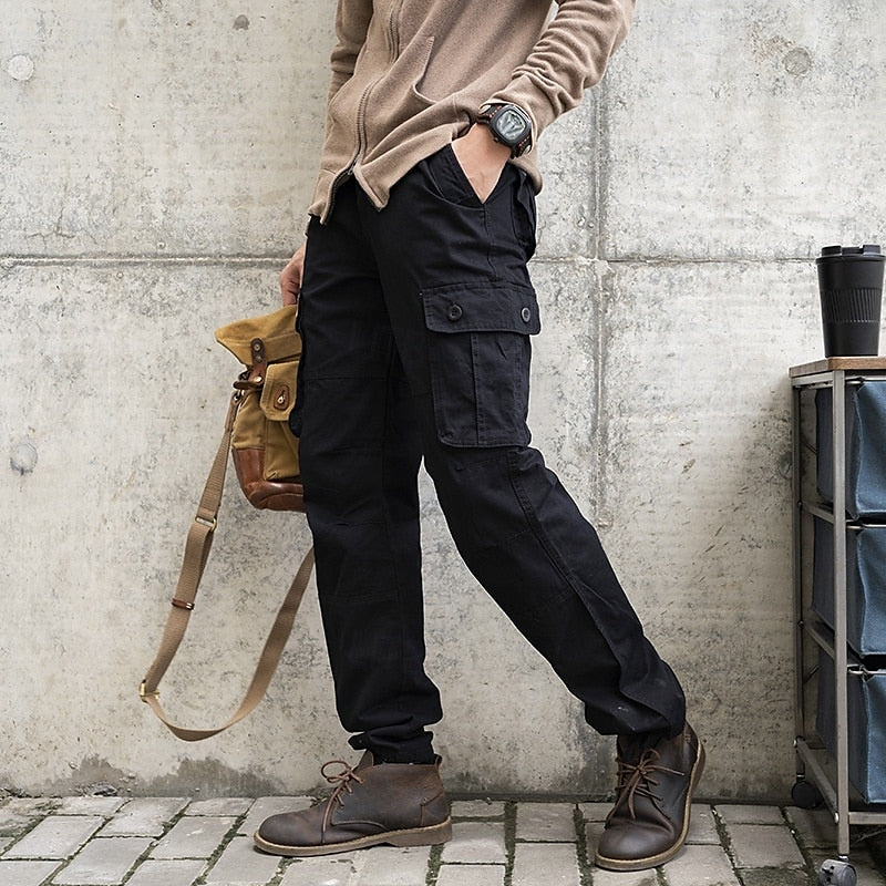 Black Cargo Trouser